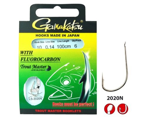 Gamakatsu Trout Master 2020 | Gr. 6 | 0,18mm | 200cm | Fluorocarbon