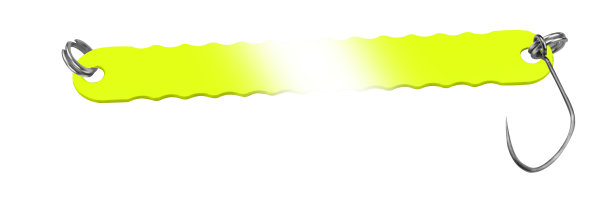 FTM Spoon Curl Kong | 3,5g | neon gelb lumi/schwarz m. Glitter