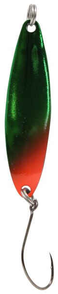 FTM Spoon Heavy |green plated / orange / black with dots 5g