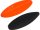 FTM Omura Inline Spoon | 7,5g | 36mm | Black / UV Orange