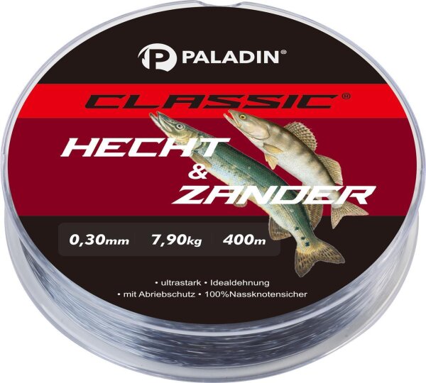 Paladin Classic | Zielfischschnur | Hecht & Zander 0,30mm /7,9 kg
