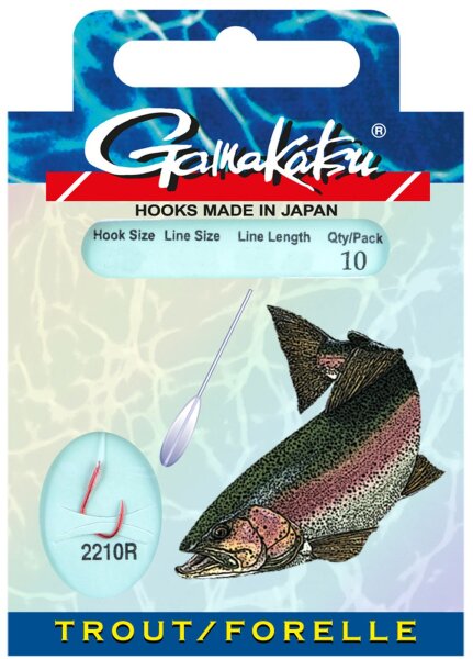 Gamakatsu Trout 2210R | verschiedene Größen / Längen