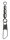 Paladin 3-fach Sbirowirbel Taper mit Karabiner | Gr.20-16 | 8 kg | 6 Stück