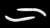Libra Lures |  Fatty DWorm 65mm  | White  Koblauch