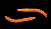 Libra Lures |  Fatty DWorm 65mm  |  Hot Orange  Cheese