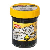 Berkley Trout Bait Natural Scent -Garlic Flavour | 50g Black