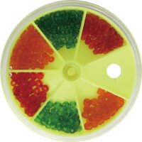 Glasperlen  Spender / Verschiedene Farben