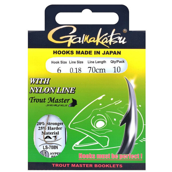 GAMAKATSU TroutMaster Nylon LS-708 Nickel