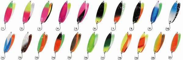 Spar-Set 10 Stück Paladin Trout Spoon Tiger 3,2g