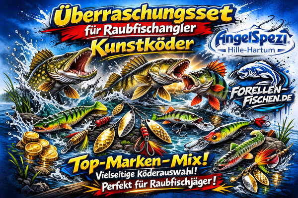 Überraschungsset für Raubfischangler Künstköder