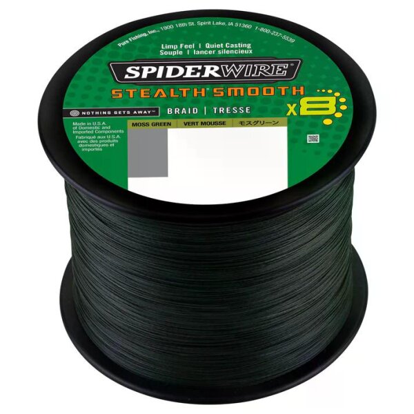 SpiderWire Stealth® Smooth8 x8 PE Braid 0,06mm / 5,4kg