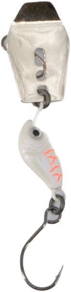 Bladed Jig 2,3 g – Mini Chatterbait für Forelle Orange Killer