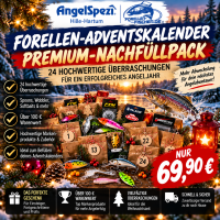 Forellen-Adventskalender Premium Nachfüllpack...