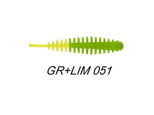 MilS Trout Bait LECH 43mm | #051 Green+Lime | Knoblauch | 7 St&uuml;ck