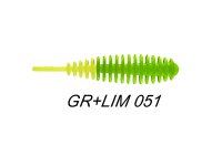 MilS Trout Bait RIBS 50mm | #051 Green+Lime | Bubblegum |...
