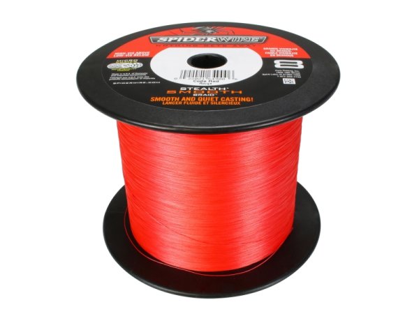 Spiderwire Smooth 8 Red | 100m | 0,12mm | 10,7kg | 8-Fach