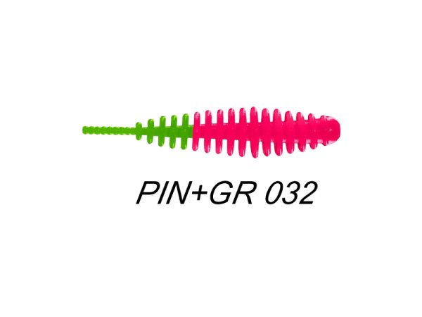 MilS Trout Bait LECH 43mm | #032 Pink+Green | Knoblauch | 7 Stück