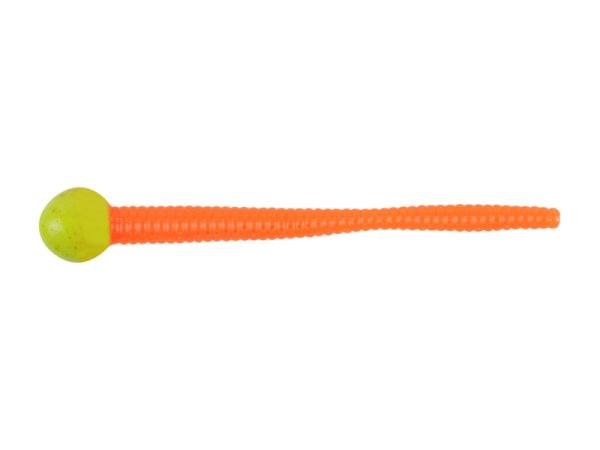 Berkley PowerBait Mice Tail | Chartreuse/Fluo Orange | 8cm | 13 Stück