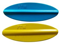 FTM Omura Inline Spoon | 3,5g | 40mm | UV Blue / Yellow