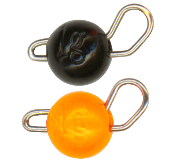 FTM Omura Tungsten Cheburashka | 0,8g | Schwarz + Orange | 2 Stück