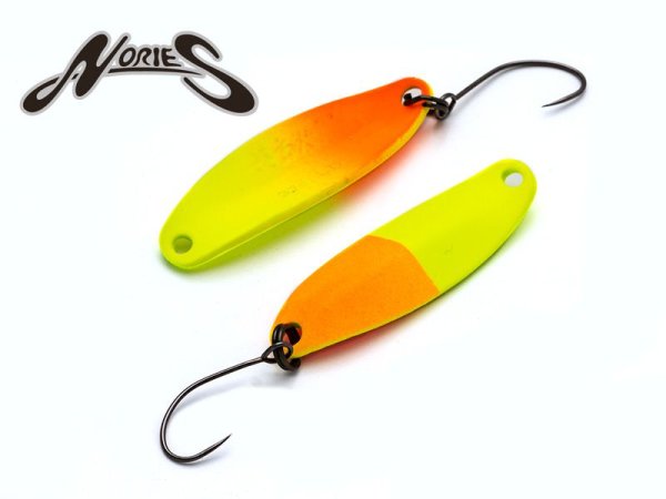 Nories Masukurouto Trout Spoon | 3,7g | #021 Orange/Fluo-Gelb