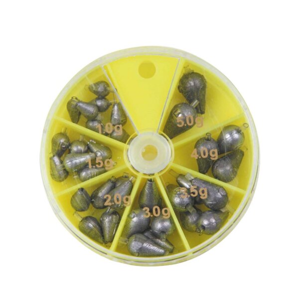 Tropfenblei Sortiment | 1,0g - 5,0g | 31 Stück
