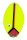 FTM Omura Musashi Inline Spoon | 3,5g | Yellow Finn