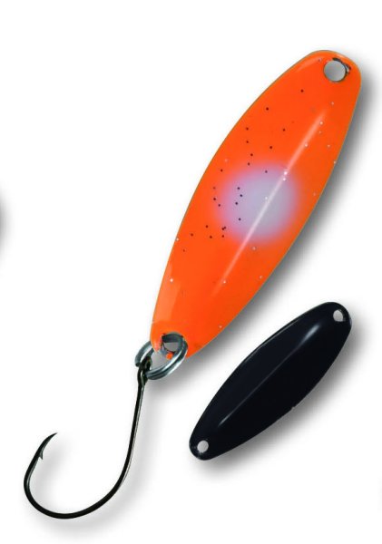 Paladin Trout Spoon 2020 Poseidon | 3,8g | Orange-Weiß/Schwarz