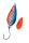 Paladin Trout Spoon Heavy Scale | 4,4g | Blau-Rot-Weiß/Rot