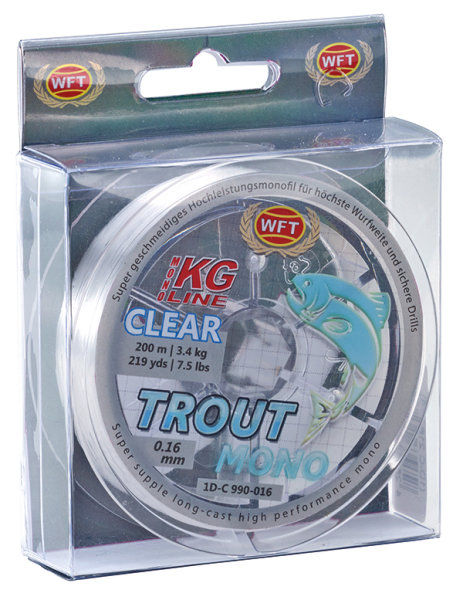 WFT Trout Mono Clear | 0,12mm | 2,5kg | 200m